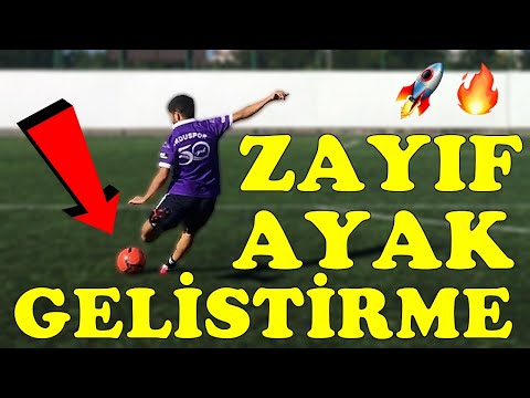 FUTBOLDA ZAYIF AYAK NASIL GELİŞTİRİLİR (Sol Ayak Geliştirme Teknikleri)