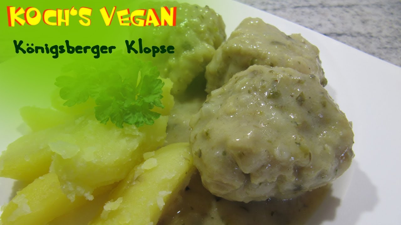 vegane Königsberger Klopse - Original Rezept - vegane Rezepte von Koch's vegan