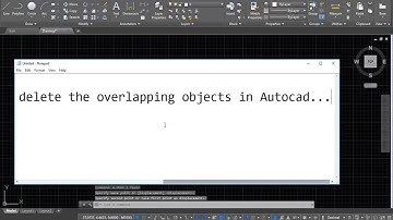 How to Delete Overlapping Objects in Autocad