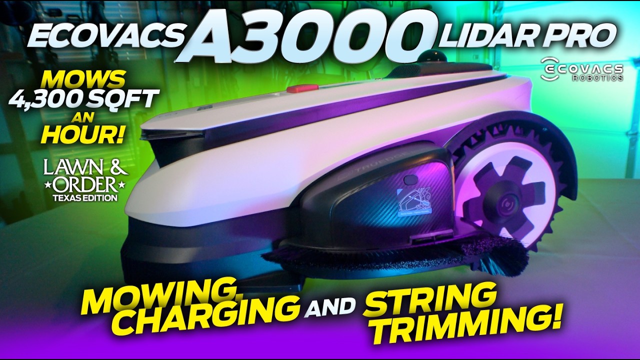 ECOVACS GOAT A3000 LiDAR Pro review from Lawn and Order Texas Edition