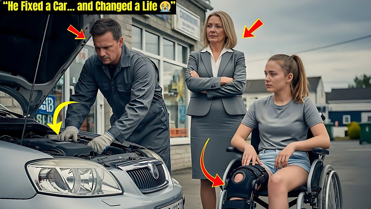Бедный механик бесплатно починил машину миллионера — улыбка её дочери-инвалида изменила всё.