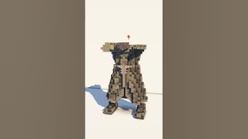 Minecraft Dwarven Statue #shorts