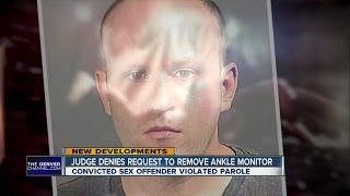 Judge denies sex offender's request to go without ankle monitor Update