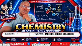 Eastern Cape 2026  Chemistry P2 Q1 Multiple choice question #KRAZIFIZIX #fyp