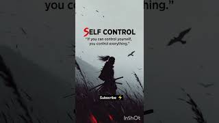 The ONLY person you need to control🧬#Shorts #SelfControl#Discipline #Motivation2026 #Stoic #Mindset