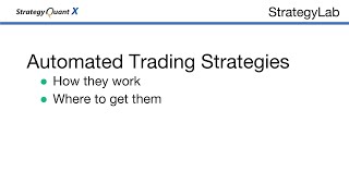 2. How automated trading works and where to get strategies