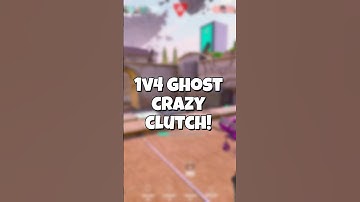 1v4 Ghost Clutch! 💀🔥 #valorant #valorantclips #gaming #shorts