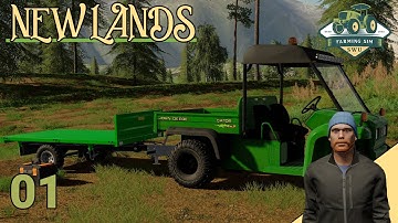 Starting With No Money In Farming Simulator 22 | Rags To Riches Challenge | New Lands | Ep 1