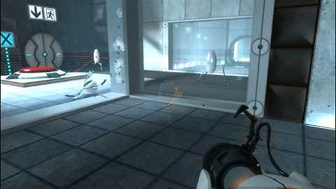 Portal Walkthrough - The Challenge Test Chambers - Test Chamber 16 (Least Portals - 9 Portals)