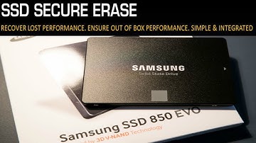 SSD Secure Erase [ PARTED MAGIC ] RESTORE SSD to factory settings