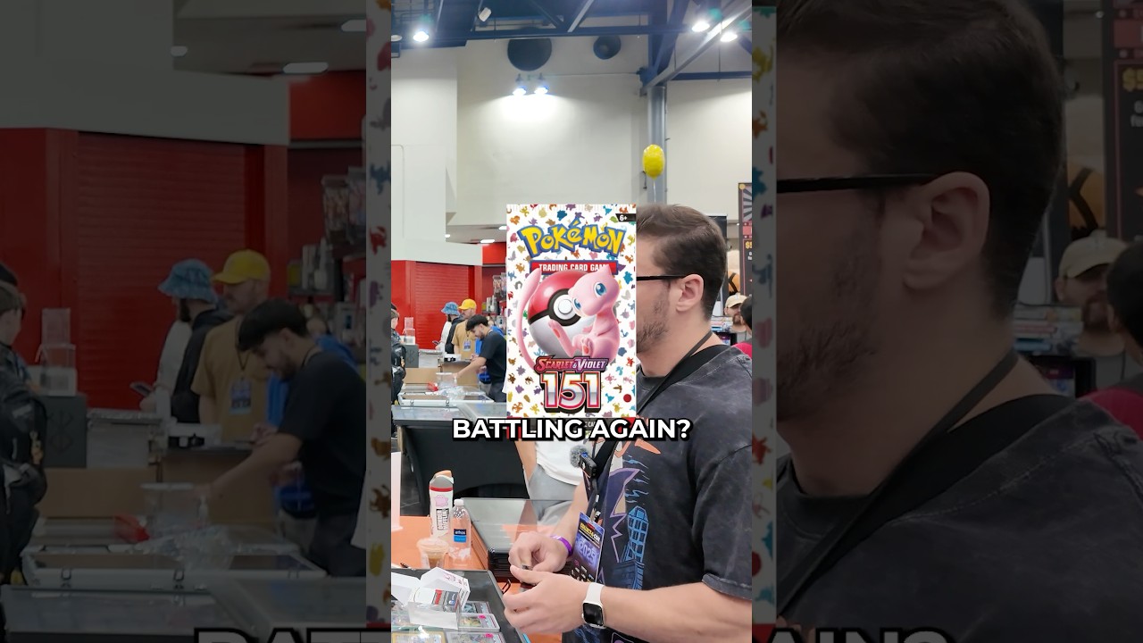 Pack battle with Pokemon collector @alwaysjalen 🔥 Who takes it? #pokemon #cardshow #vendorpov