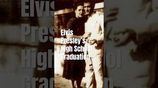 Elvis Presley with his mother Gladys. Taken on June 3, 1953 when Elvis graduated High School.