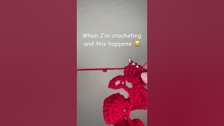 Why does there have to be a knot?￼ #crochet #smallbusines #relatable #funny #yarn