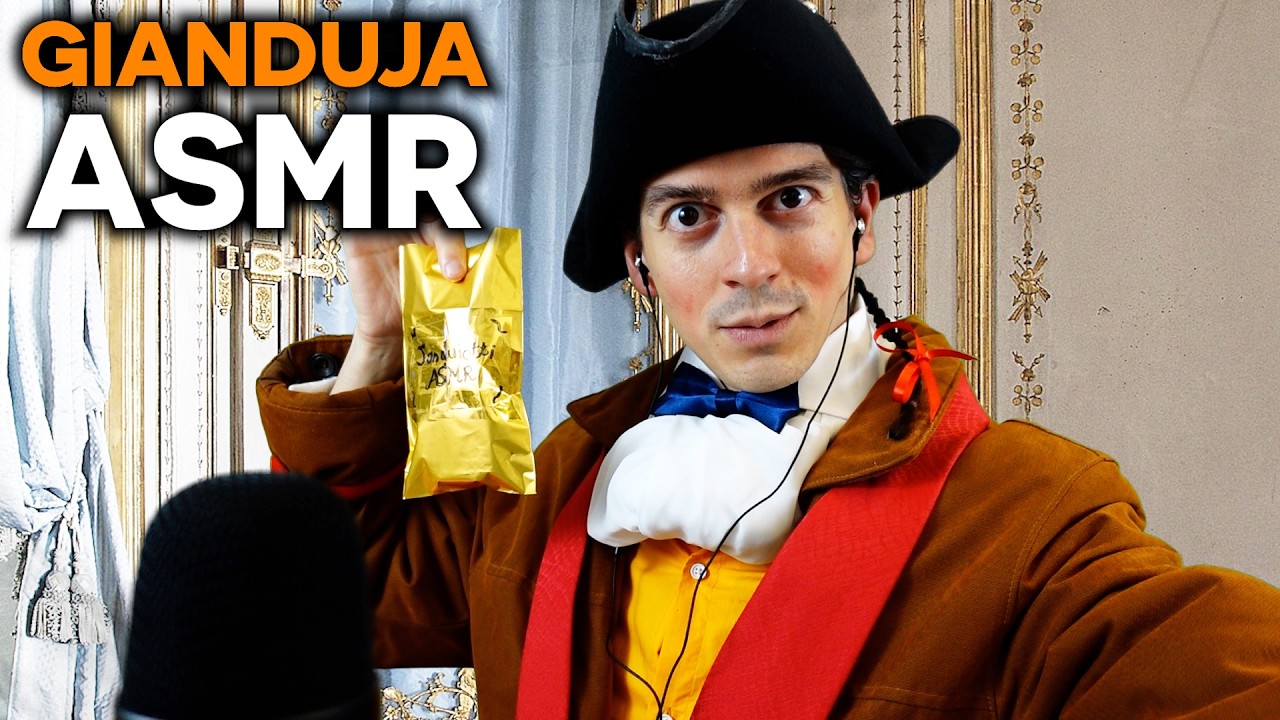 ASMR CARNEVALE 🎭 Gianduja Mangia Gianduiotti 🍫Mukbang + Slow Whisper Intensissimo + Coriandoli (ITA)