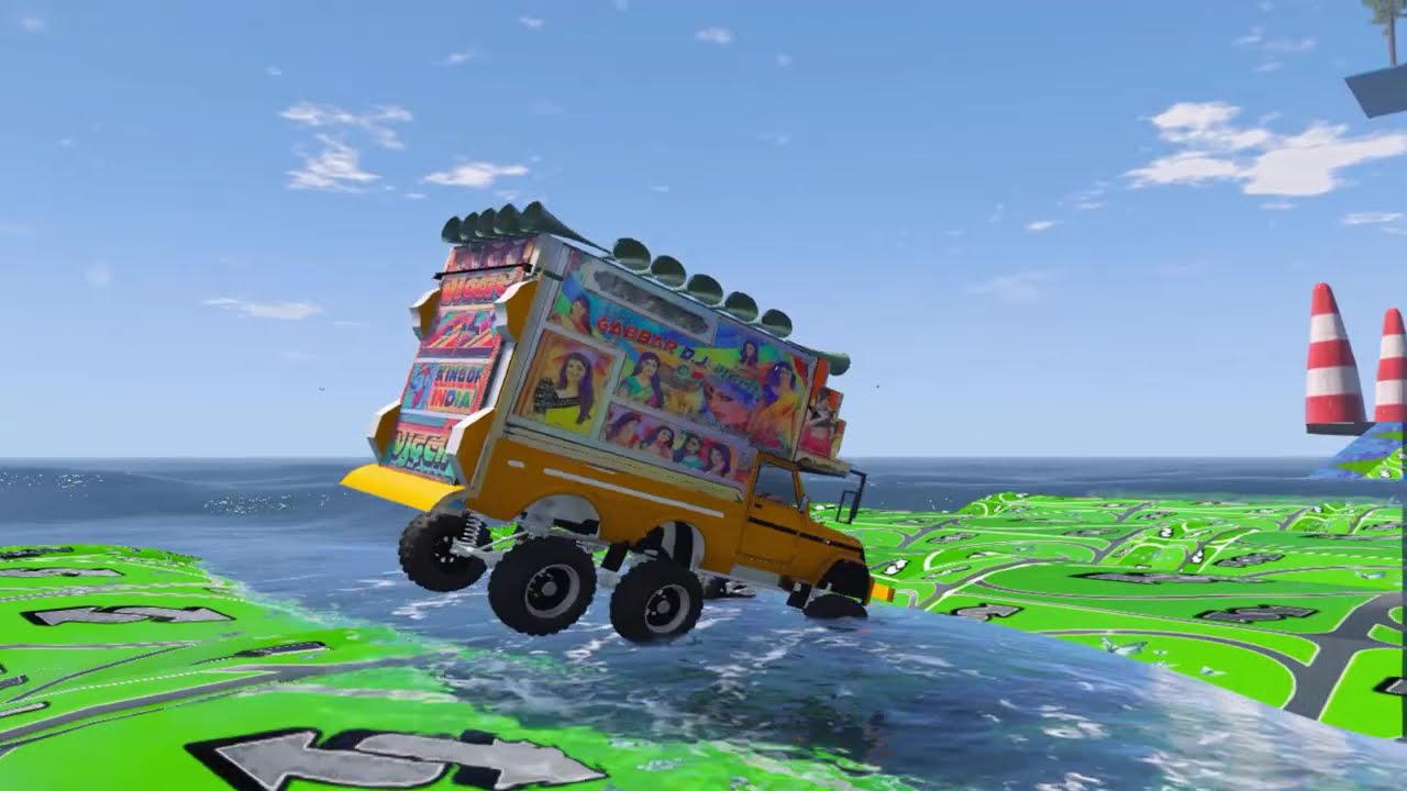 World's Highest 😱😲 दुनिया का सबसे  ऊंचा 😱 GTA-5 !! Super Mega Ramp 😱😨 challenge !! GTA-5 Dj