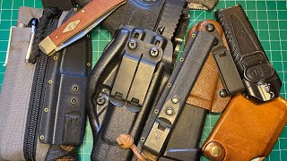 EDC Update/Pocket Dump (Spring 2024) + Unveiling My First Fixed Blade Design!