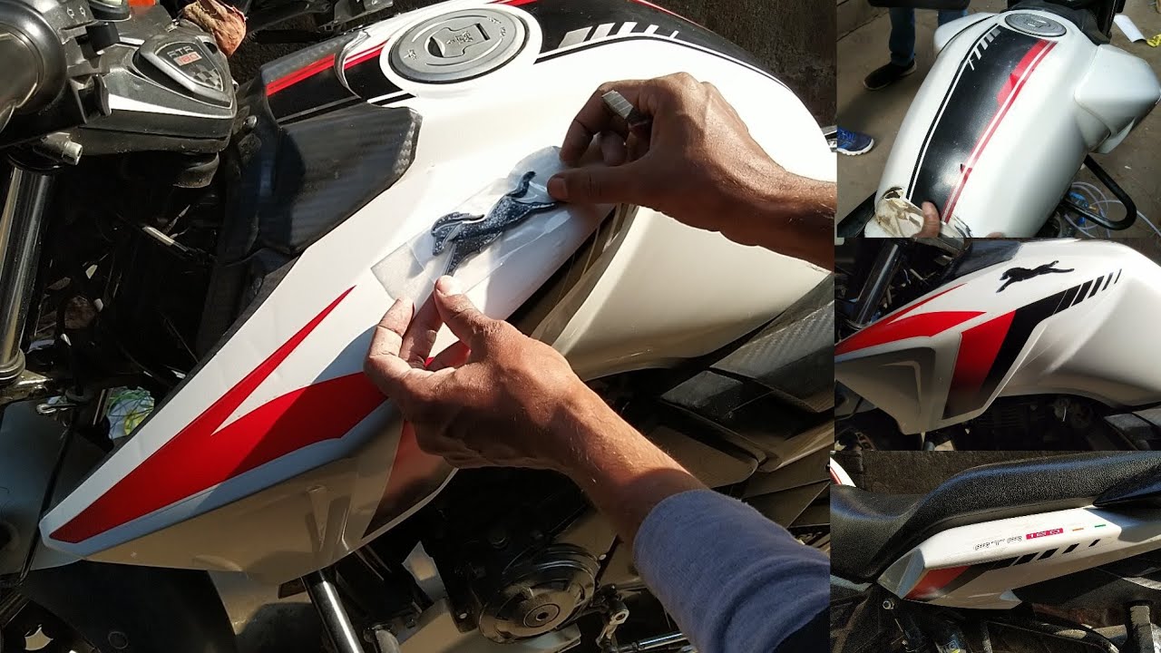 Changing Old Apache Rtr 160 Body Graphic Sticker And Horse 3d Logo Bs6 New Model Patna Bikes Youtube Changing Old Apache Rtr 160 Body Graphic Sticker And Horse 3d Logo Bs6 New Model Patna Bikes Youtube