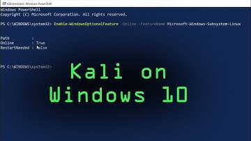 Install Kali Linux on Windows 10 from the Microsoft Store (Windows Subsystem for Linux) [Tutorial]