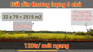 13| Bán Đất Sóc Trăng chính chủ, Xã Ngọc Đông, Mỹ Xuyên, Mặt tiền rộng 32m, Dân cư đông, dân trí cao
