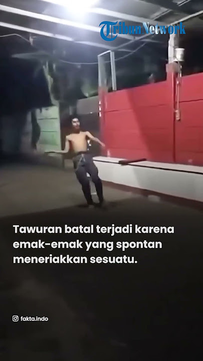 Pelajar Lagi Tawuran Diteriaki Maling, Mood Tawuran Langsung Hilang