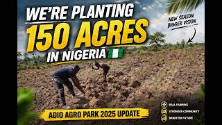 We’re Planting 150 Acres in Nigeria (Adio Agro Park 2025 Update) #APRIL2026