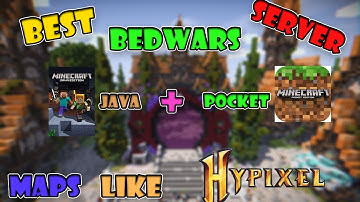 BEST CRACKED BEDWAR SERVER FOR  (JAVA/PE) || MAPS LIKE HYPIXEL (2021)