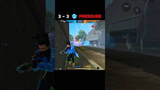 🥶 3-3 🥶 PRESSURE SITUATION 🔥 HTG SHOW | #shorts #ffshorts #ffshortstamil #trending #freefire