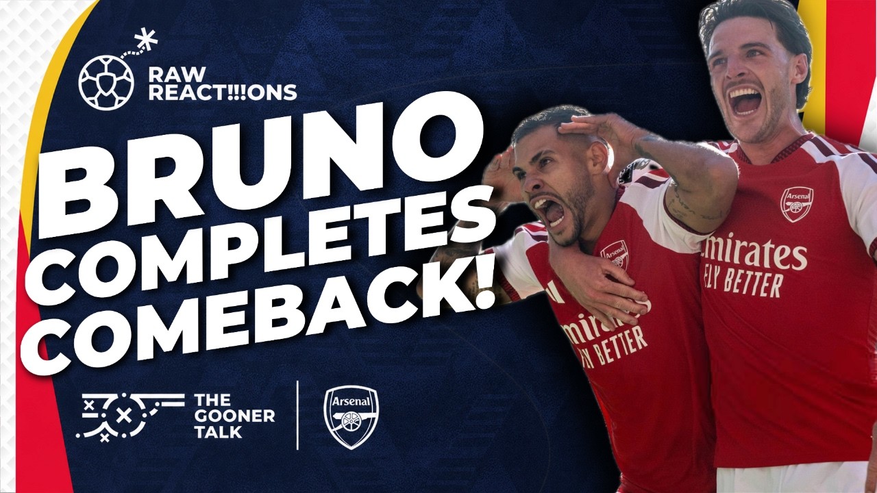 ARSENAL 2-1 LEEDS UNITED - Match Reaction, Bruno G Goal! Calafiori & Noni Impress - Raw Reaction