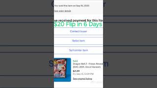 Sell DVDs quick flips!!!!
