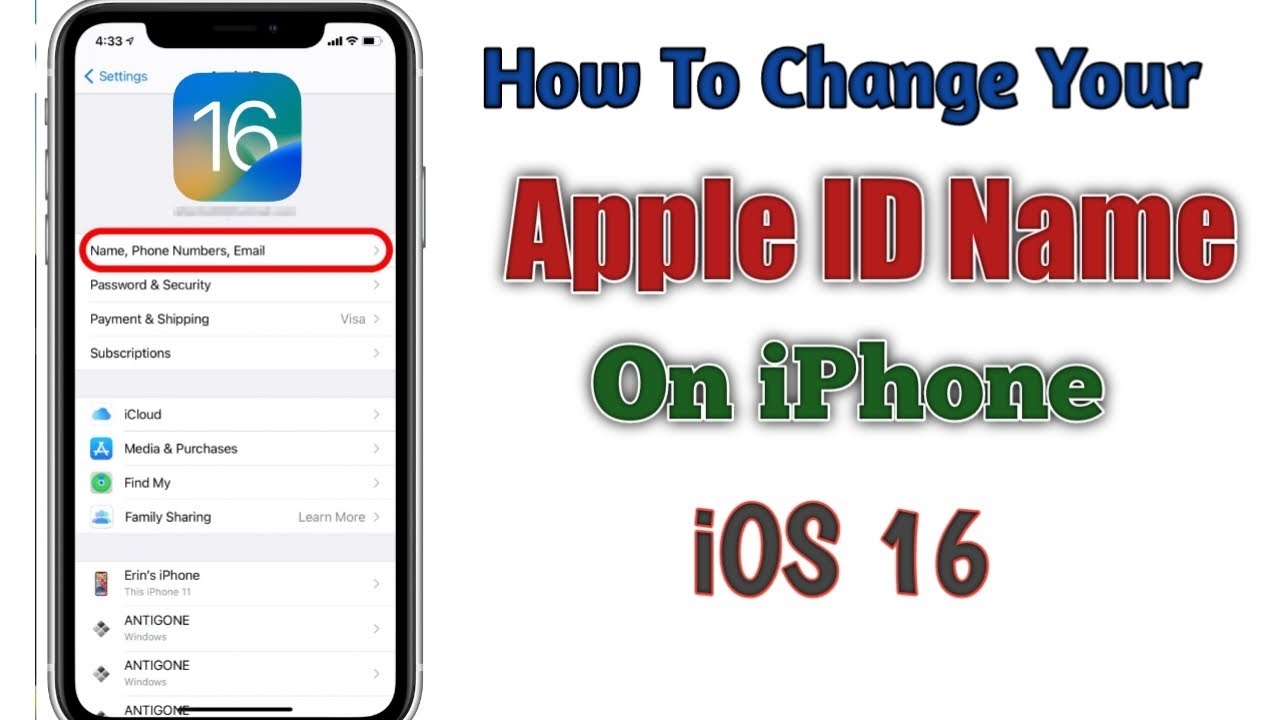 How To Change Your Apple ID Name On IPhone IOS 16 YouTube how-to-change-your-apple-id-name-on-iphone-ios-16-youtube