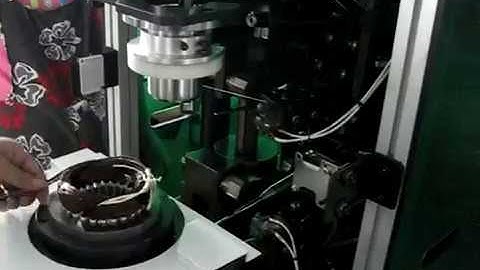 Compression Motor Auto Stator End Coil Lacing Machine