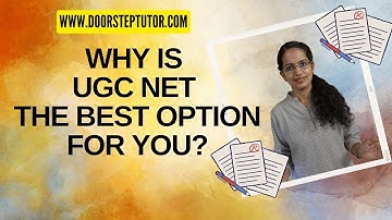 Why is UGC NET the Best Option for You? Dr. Manishika Jain #ugcnet #ugcnet2023