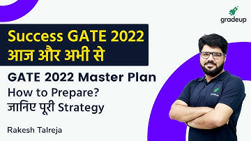 GATE 2022 Master Plan | How to Prepare जानिए पूरी Strategy | by Rakesh Sir