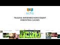 Echos online traumainformed nonviolent parenting class