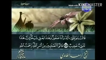 سورة هود - من آية ( ٧٢ ) إلى آية ( ٨١ ) - للقارئ : سعد الغامدي .