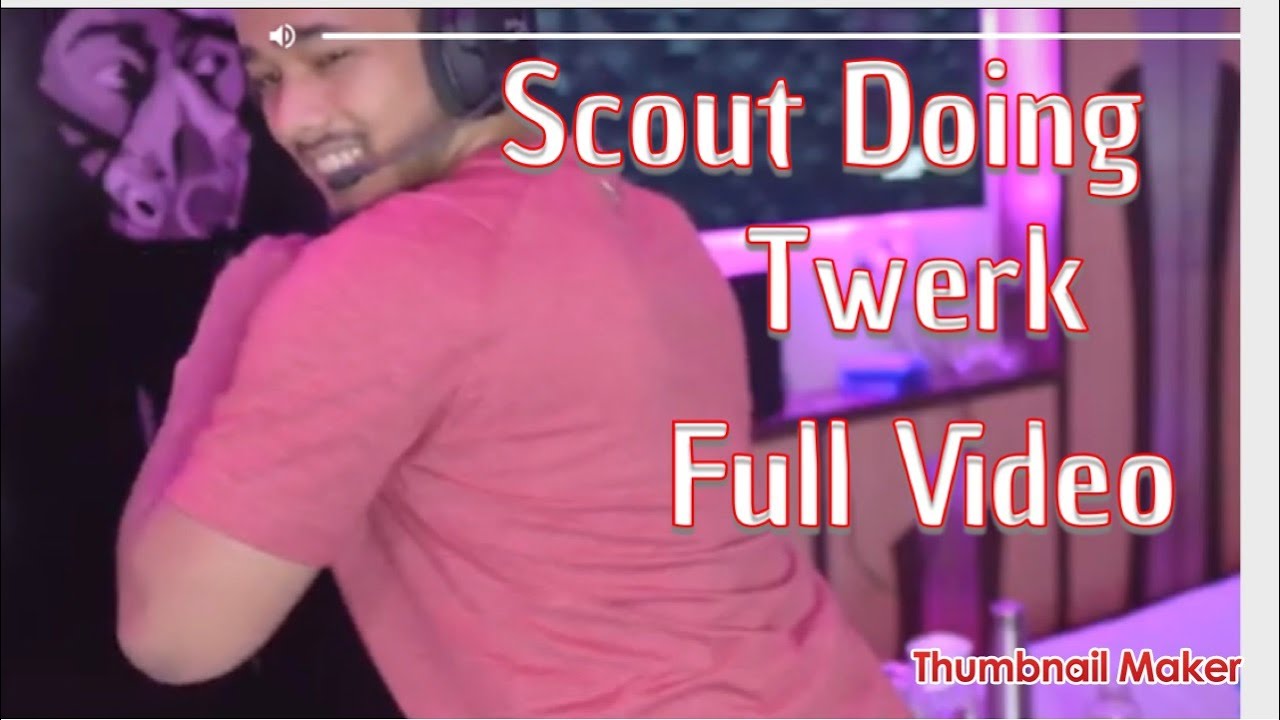 SCOUT Doing Twerk on live stream