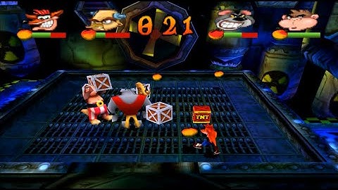 Crash Bash Gameplay - Gem Challenge 19 Drain Bash