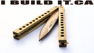Making This REAL Wooden Butterfly Knife