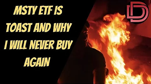 MSTY ETF Nav Erosion is REAL I YieldMax ETFs Dividends and WHY I AM NEVER BUYING AGAIN!