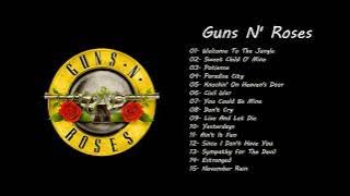 Guns N' Roses - Hits Terbesar - Lagu Terbaik - Daftar Putar - Campuran