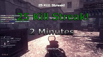 COD4 - 25 Kill Streak! in 2Minutes Music Vídeo [1080p]