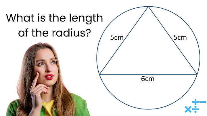 Isosceles Triangle Inside a Circle Geometry Problem - Can you find the radius?