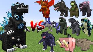 LEGENDARY TREMORZILLA vs ALL ZILLAS (Minecraft Mob Battle)