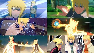 All Minato Namikaze Ultimate Jutsus \& Team Ultimate Jutsus (Minato's Ultimate Jutsu Evolution)