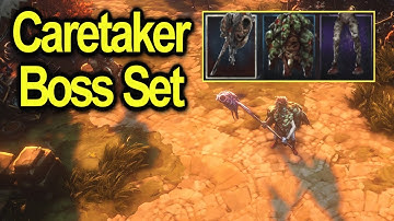 Caretaker Boss Set | Weapon Moveset and Runes | No rest for the Wicked