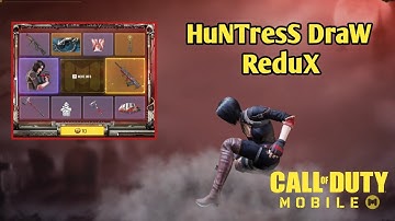 COD MOBILE HUNTRESS DRAW REDUX | CALL OF DUTY MOBILE HUNTRESS DRAW | ARTERY COD | JB HUNTERS