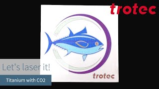Lets Laser it: Color Marking and Engraving Titanium with a CO2 laser