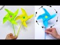 Moving paper TOYS - How To Make Paper Windmill