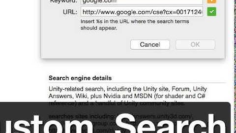 Unity Custom Search