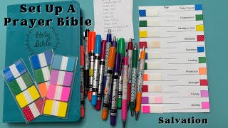 Create a Prayer Bible Salvation Praying Scripture How to make a Prayer Bible